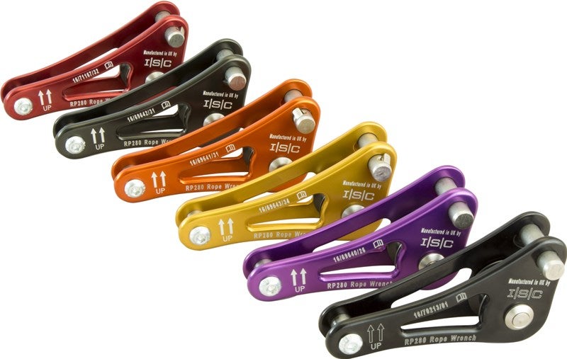 ISC Singing Tree Rope Wrench With Fixed Tether – Double Eye – Arborist Tool – Choose Your Color!