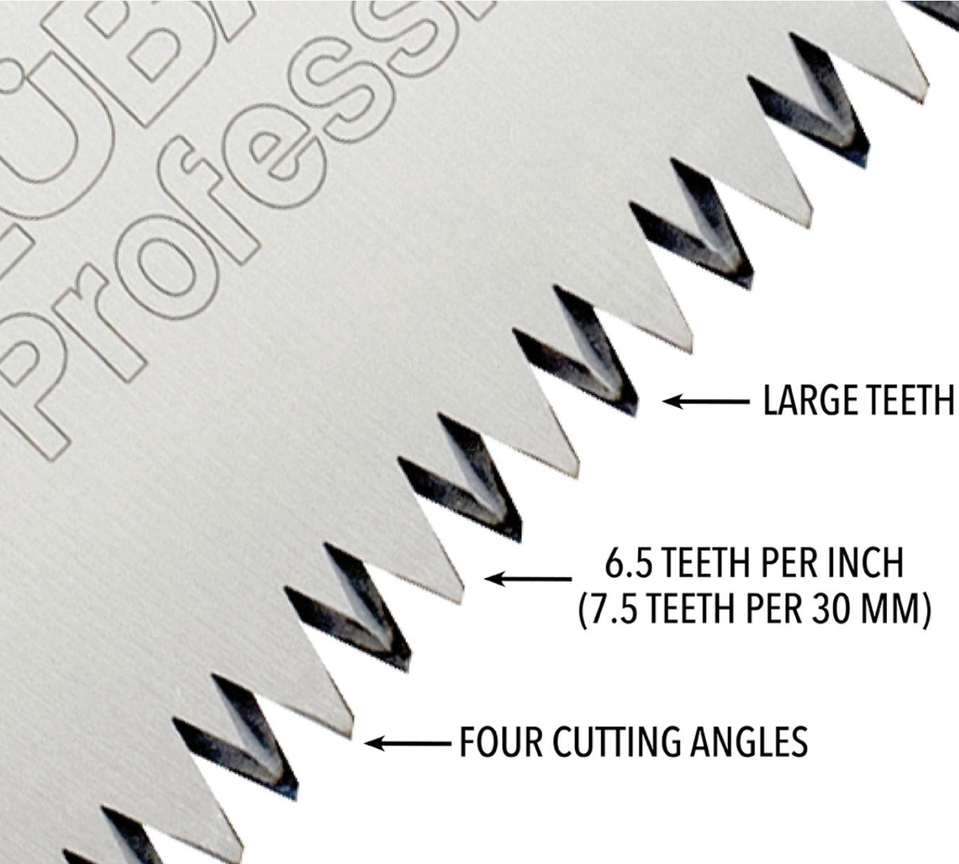 Silky Replacement Blade For Gunfighter Progressive Saw 330mm/13" - Professional Grade Japanese Steel, Taper Ground - View #2