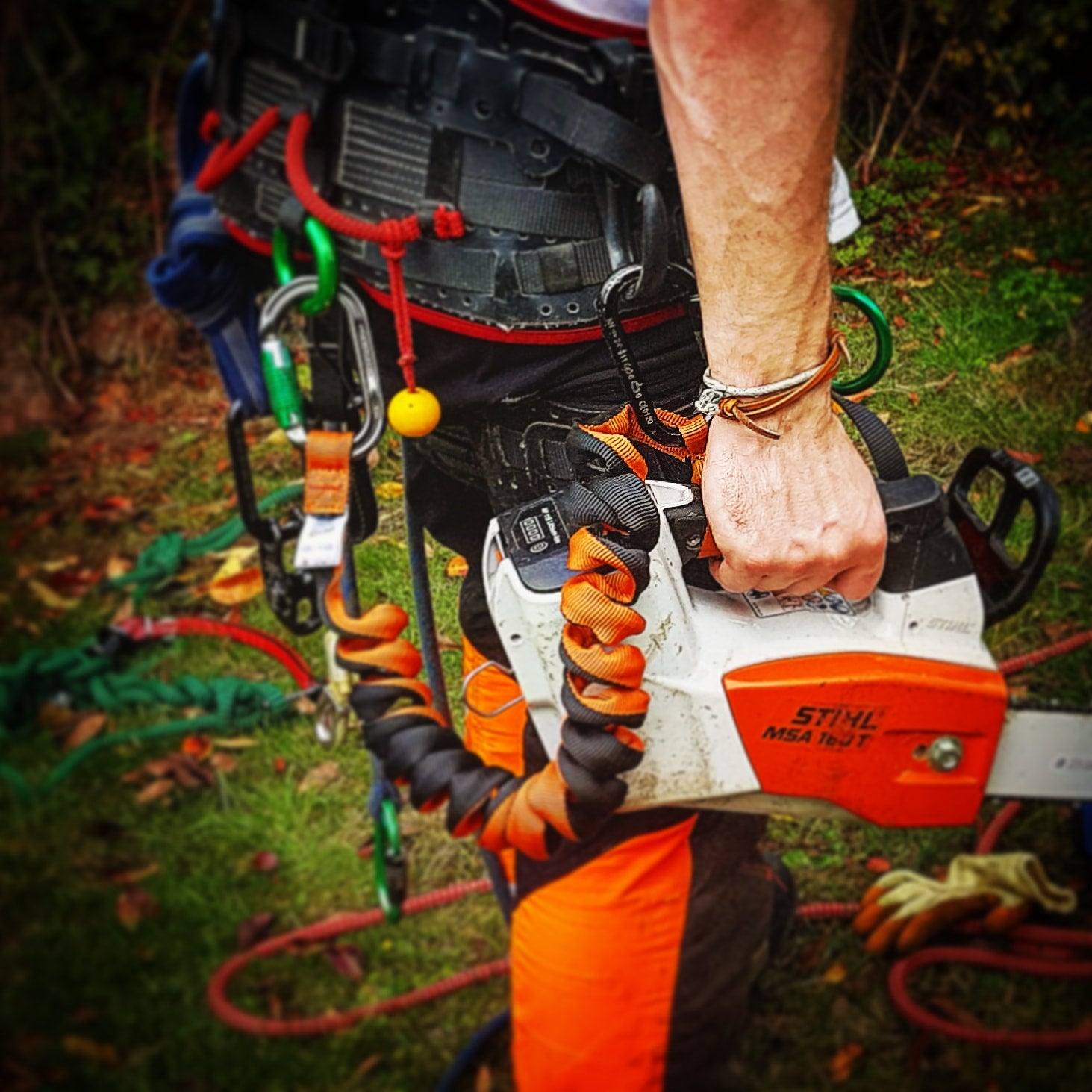 Weaver Coil Bungee Chainsaw Lanyard